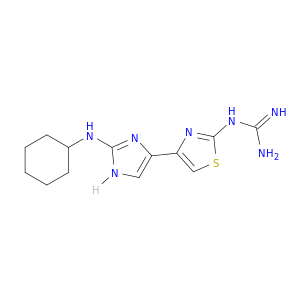 Guanidine, [4-[2-(cyclohexylamino)-1H-imidazol-4-yl]-2-thiazolyl]-