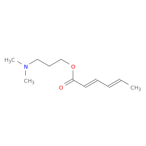 2,4-Hexadienoic acid, 3-(dimethylamino)propyl ester, (E,E)-