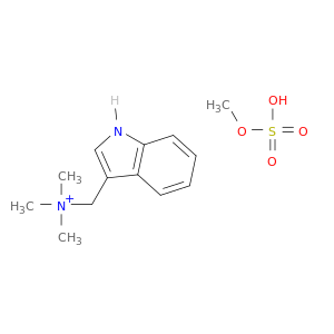1H-indol-3-ylmethyl-trimethyl-azanium; sulfooxymethane