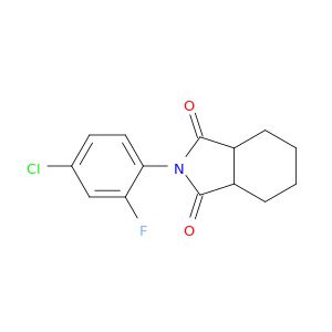 1H-Isoindole-1,3(2H)-dione, 2-(4-chloro-2-fluorophenyl)hexahydro-