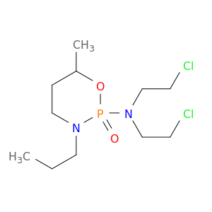 2H-1,3,2-Oxazaphosphorin-2-amine,N,N-bis(2-chloroethyl)tetrahydro-6-methyl-3-propyl-, 2-oxide