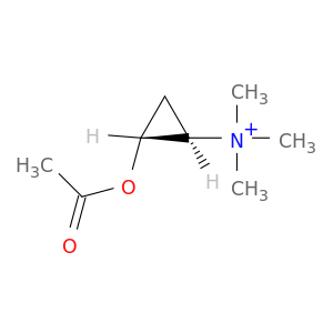 (1R,2R)-2-(乙酰氧基)-N,N,N-三甲基环丙二烷烃