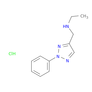 ethyl[(2-phenyl-2H-1,2,3-triazol-4-yl)methyl]amine hydrochloride