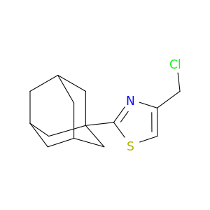 4-(氯甲基)-2-Tricyclo[3.3.1.13,7]Dec-1-ylthiazole