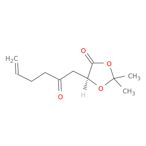 1,3-Dioxolan-4-one, 2,2-dimethyl-5-(2-oxo-5-hexenyl)-, (S)-