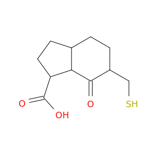 1H-Indene-1-carboxylic acid, octahydro-6-(mercaptomethyl)-7-oxo-