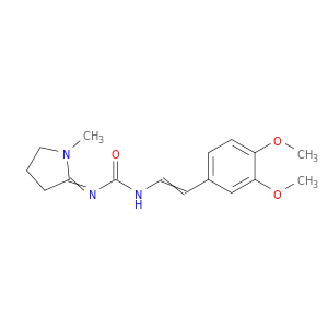 Urea, [2-(3,4-dimethoxyphenyl)ethenyl](1-methyl-2-pyrrolidinylidene)-