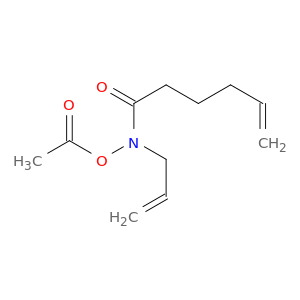 5-Hexenamide, N-(acetyloxy)-N-2-propenyl-