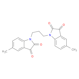 1H-Indole-2,3-dione, 1,1'-(1,3-propanediyl)bis[5-methyl-