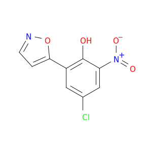 Phenol, 4-chloro-2-(5-isoxazolyl)-6-nitro-