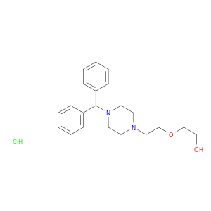 2-(2-(4-Benzhydrylpiperazin-1-yl)ethoxy)ethanol hydrochloride