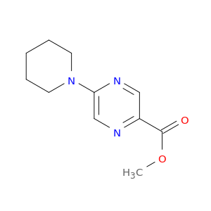 5-(1-哌啶基)-2-吡嗪甲酸甲酯