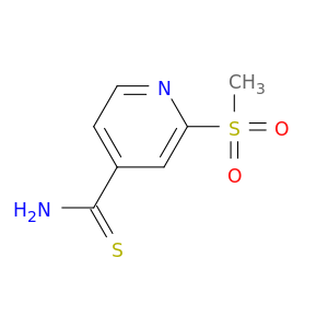 2-Methanesulfonylpyridine-4-carbothioamide