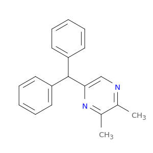 Pyrazine, 5-(diphenylmethyl)-2,3-dimethyl-