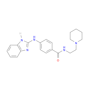 Benzamide, 4-(1H-benzimidazol-2-ylamino)-N-[2-(1-piperidinyl)ethyl]-
