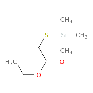 Acetic acid, [(trimethylsilyl)thio]-, ethyl ester