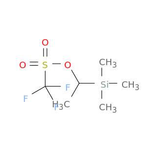 Methanesulfonic acid, trifluoro-, 1-(trimethylsilyl)ethyl ester