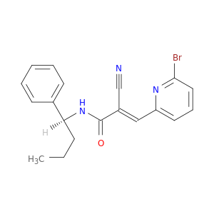 (S,E)-3-(6-溴吡啶-2-基)-2-氰基-N-(1-苯基丁基)丙烯酰胺