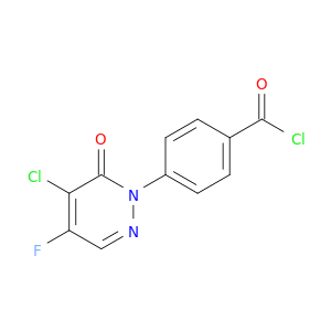 Benzoyl chloride, 4-(5-chloro-4-fluoro-6-oxo-1(6H)-pyridazinyl)-