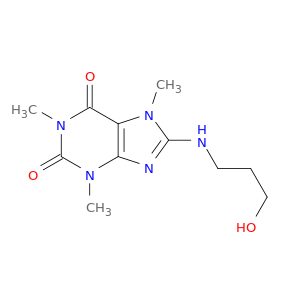 8-((3-HYDROXYPROPYL)AMINO)CAFFEINE