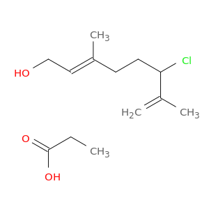 2,7-Octadien-1-ol, 6-chloro-3,7-dimethyl-, propanoate, (E)-