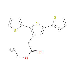 [2,2':5',2''-Terthiophene]-3'-acetic acid, ethyl ester