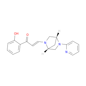 (2E)-1-(2-羟基苯基)-3-[(1R,4R)-5-(2-吡啶基)-2,5-二氮杂双环[2.2.1]庚-2-基]-2-丙烯-1-酮