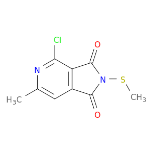 4-氯-6-甲基-2-(甲基硫基)-1H-吡咯,[3,4-C]吡啶-1,3(2H)-二氧乙烯