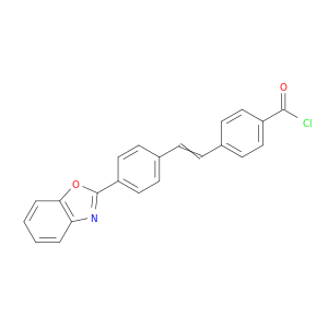 4-[2-[4-(2-苯并恶唑基)苯基]苯甲酰氯