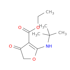 ethyl 2-(tert-butylamino)-4-oxo-4,5-dihydro-3-furancarboxylate
