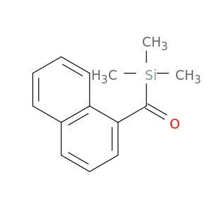 Silane, trimethyl(1-naphthalenylcarbonyl)-