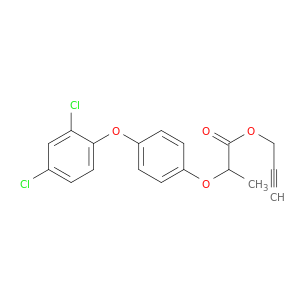 Propanoic acid, 2-[4-(2,4-dichlorophenoxy)phenoxy]-, 2-propynyl ester