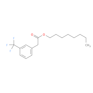Benzeneacetic acid, 3-(trifluoromethyl)-, octyl ester