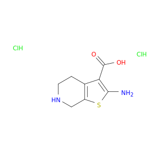 2-Amino-4,5,6,7-tetrahydrothieno[2,3-c]pyridine-3-carboxylic acid dihydrochloride