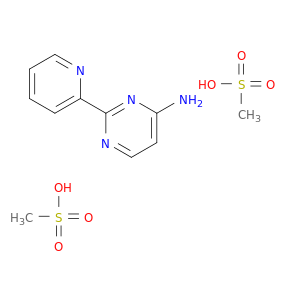 4-嘧啶胺,2-(2-吡啶基)-,二甲磺酸盐