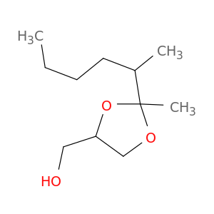 1,3-Dioxolane-4-methanol,2-methyl-2-(methylpentyl)- (9CI)