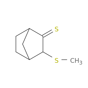Bicyclo[2.2.1]heptane-2-thione, 3-(methylthio)-