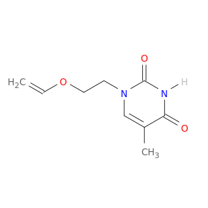 2,4(1H,3H)-Pyrimidinedione, 1-[2-(ethenyloxy)ethyl]-5-methyl-