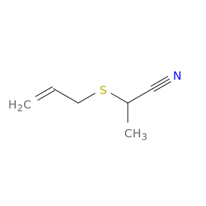 Propanenitrile, 2-(2-propenylthio)-