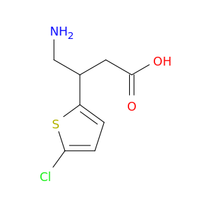 2-Thiophenepropanoicacid, b-(aminomethyl)-5-chloro-