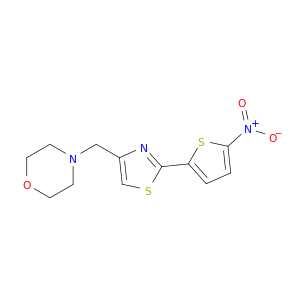 morpholine, 4-[[2-(5-nitro-2-thienyl)-4-thiazolyl]methyl]-