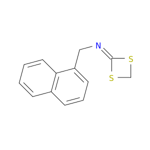 1-Naphthalenemethanamine, N-1,3-dithietan-2-ylidene-
