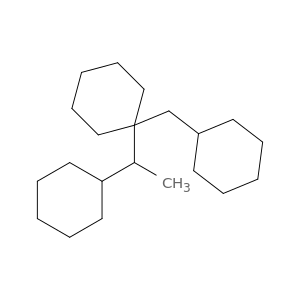 Cyclohexane, (1-cyclohexylethyl)(cyclohexylmethyl)-