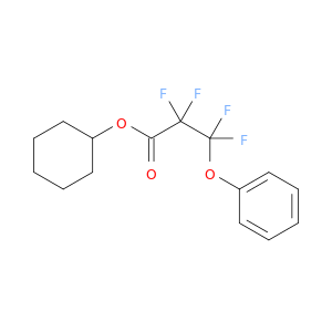 Propanoic acid, 2,2,3,3-tetrafluoro-3-phenoxy-, cyclohexyl ester