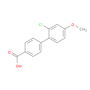 [1,1'-Biphenyl]-4-carboxylicacid, 2'-chloro-4'-methoxy-