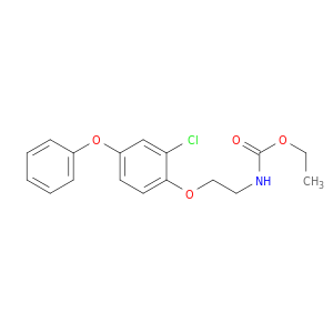 Carbamic acid, [2-(2-chloro-4-phenoxyphenoxy)ethyl]-, ethyl ester