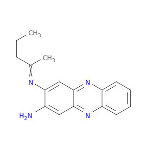 2,3-Phenazinediamine, N-(1-methylbutylidene)-