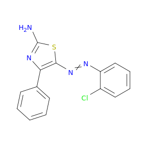 2-Thiazolamine, 5-[(2-chlorophenyl)azo]-4-phenyl-