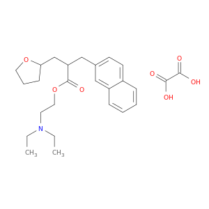 2-呋喃丙酸,四氢α-(2-萘基甲基)-,2-(二乙基氨基)乙酯,乙基亚乙酯(1：1)