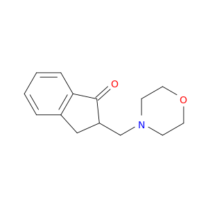 1H-Inden-1-one, 2,3-dihydro-2-(4-morpholinylmethyl)-